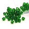 4, 20 or 50 Pieces: 6 mm Bicone Emerald Green Imitation Crystal May Birthstone Beads